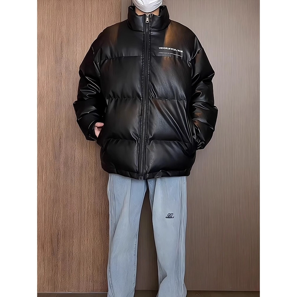 木木兔 美式加厚防风防水立领高级感外套面包服夹克 男款