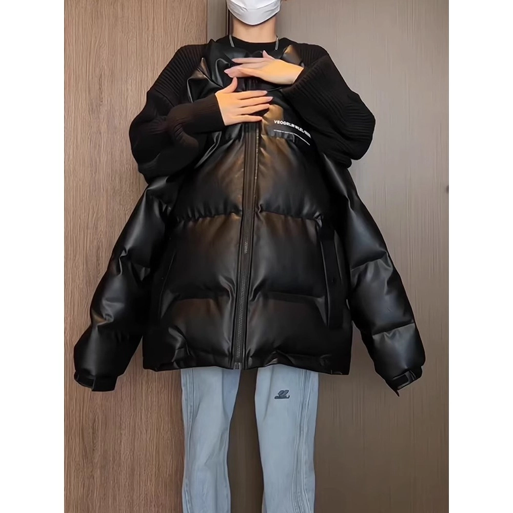 木木兔 美式加厚防风防水立领高级感外套面包服夹克 男款