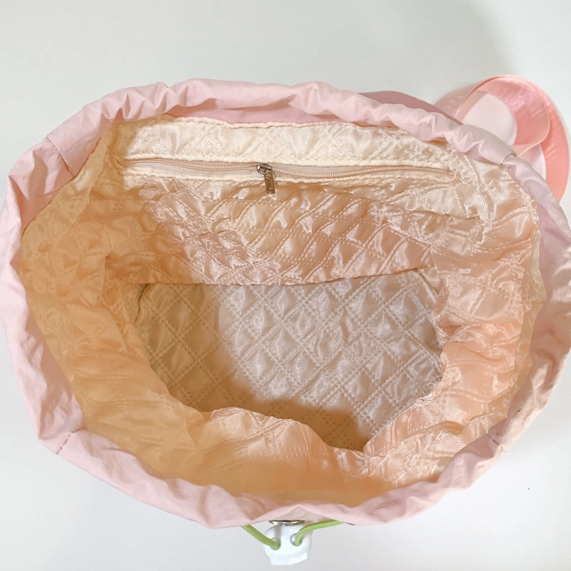 绿野客 轻便 可爱卡通水果造型背包 儿童包 少女风 设计款 尼龙 双肩包 中号 粉色
