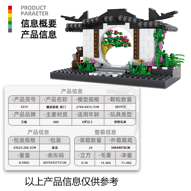 381pcs 3314