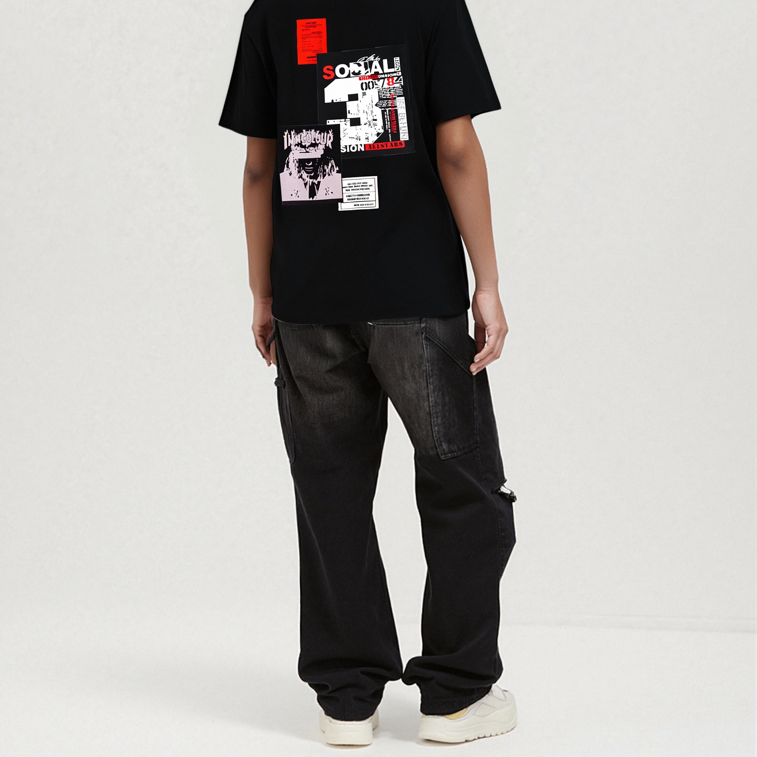Nike Thorned BLACKRED Polo