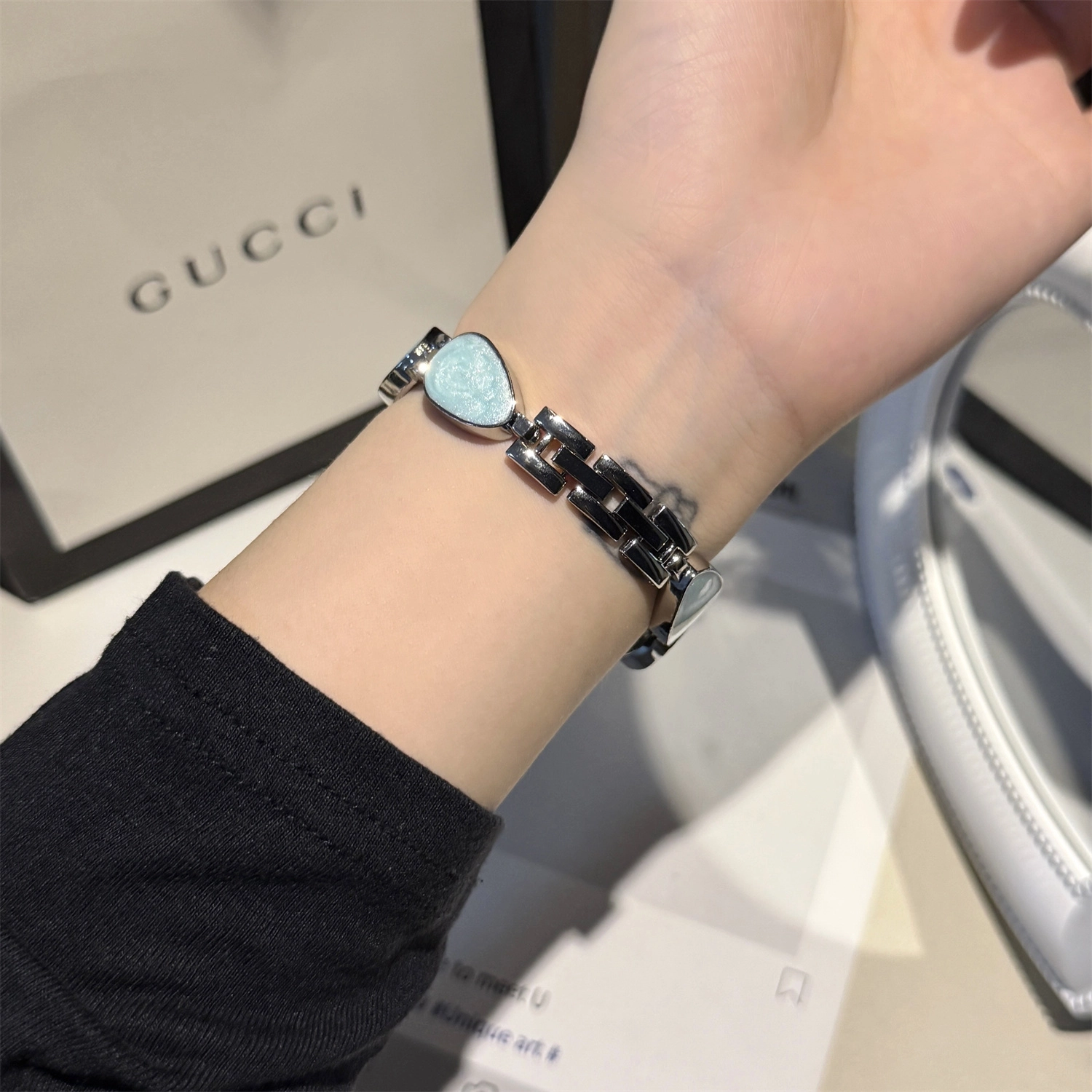 导维 表带 华为适用 金属材质 不规则百搭舒适高级金属表带男女通用