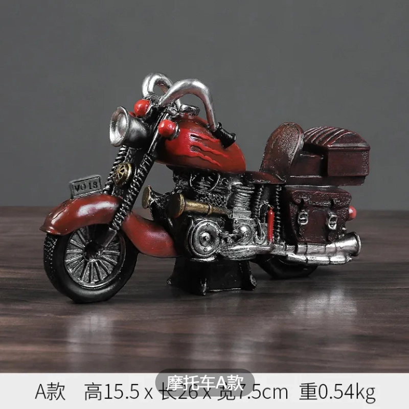 格薇拉 美式复古摩托汽车 成品模型