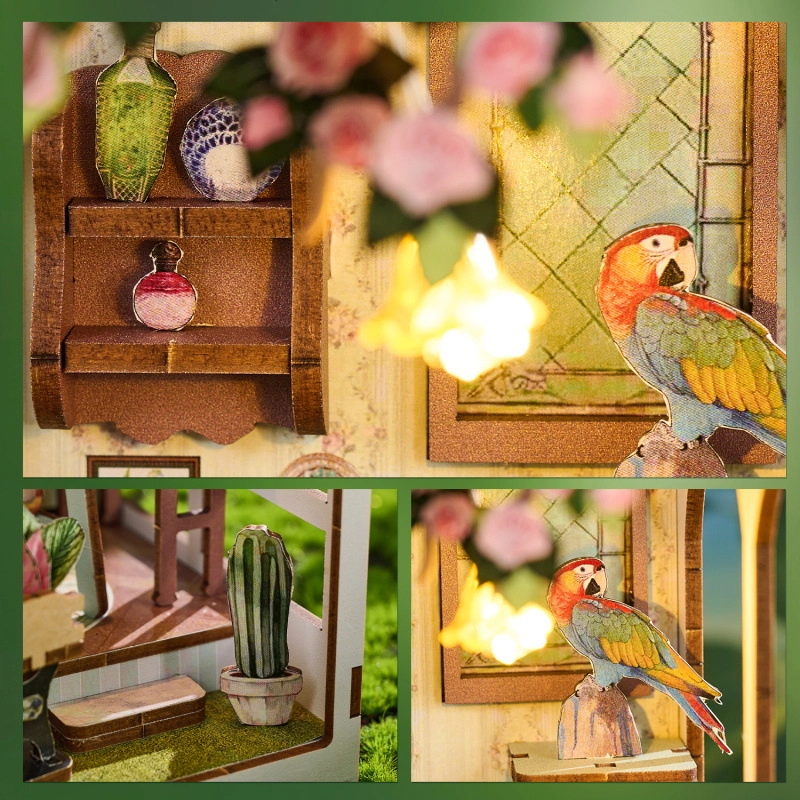 格薇拉 浪漫花园小屋 手工 拼装模型