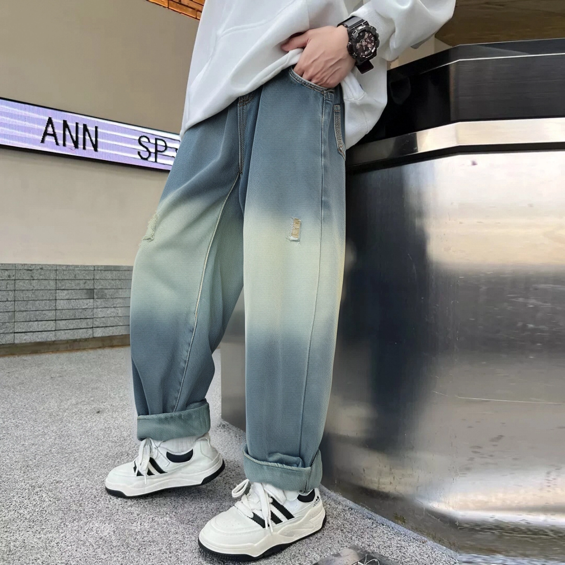 唐狮童装牛仔裤 休闲舒适百搭 中小童
