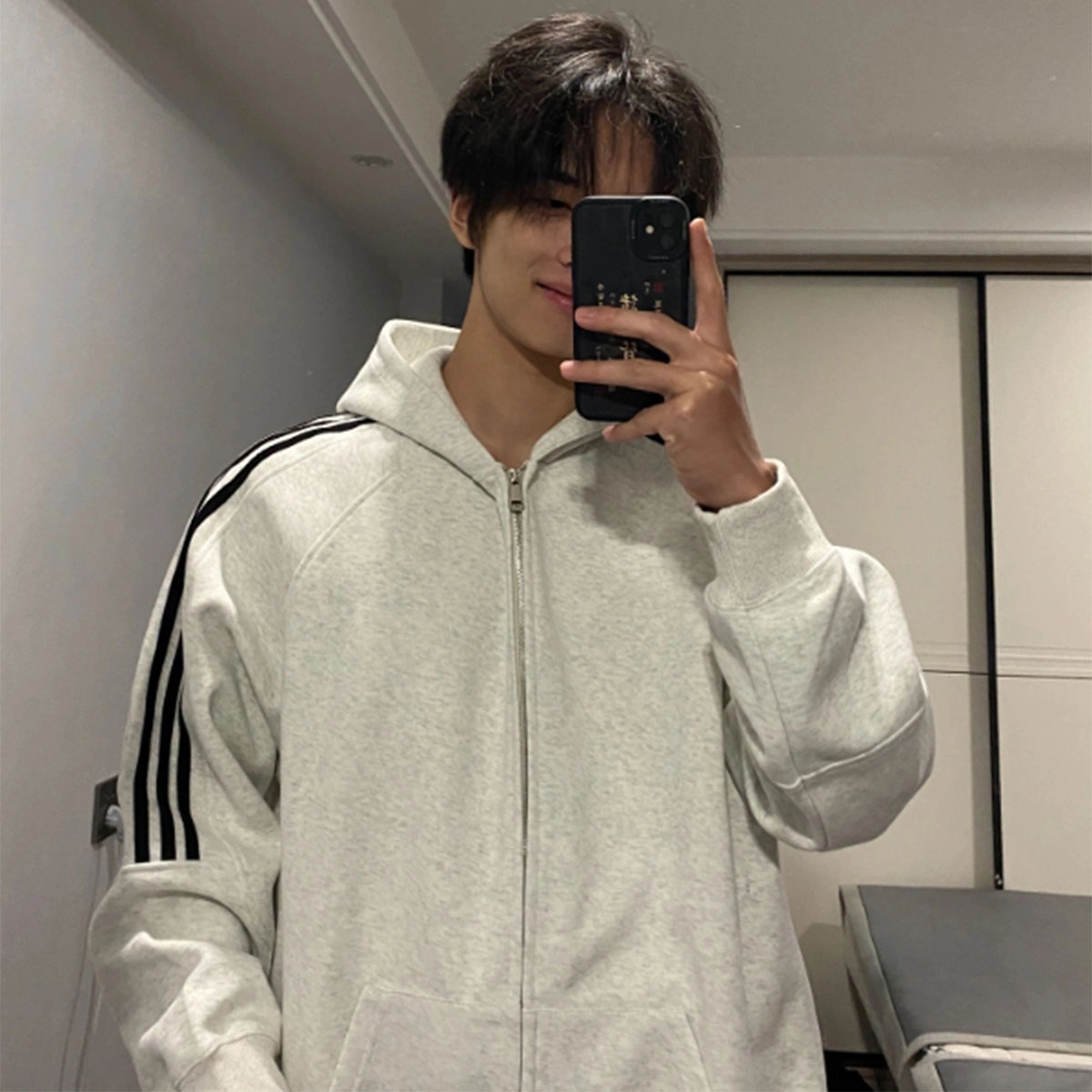 徐百货 双拉链设计感美式复古重磅高级感卫衣 男女同款