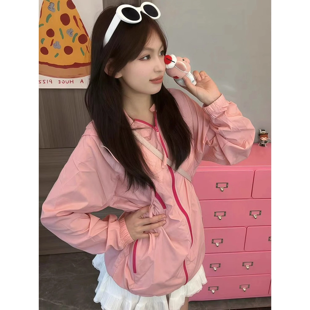 徐百货 多巴胺薄款速干透气百搭户外骑行防晒服 男女同款