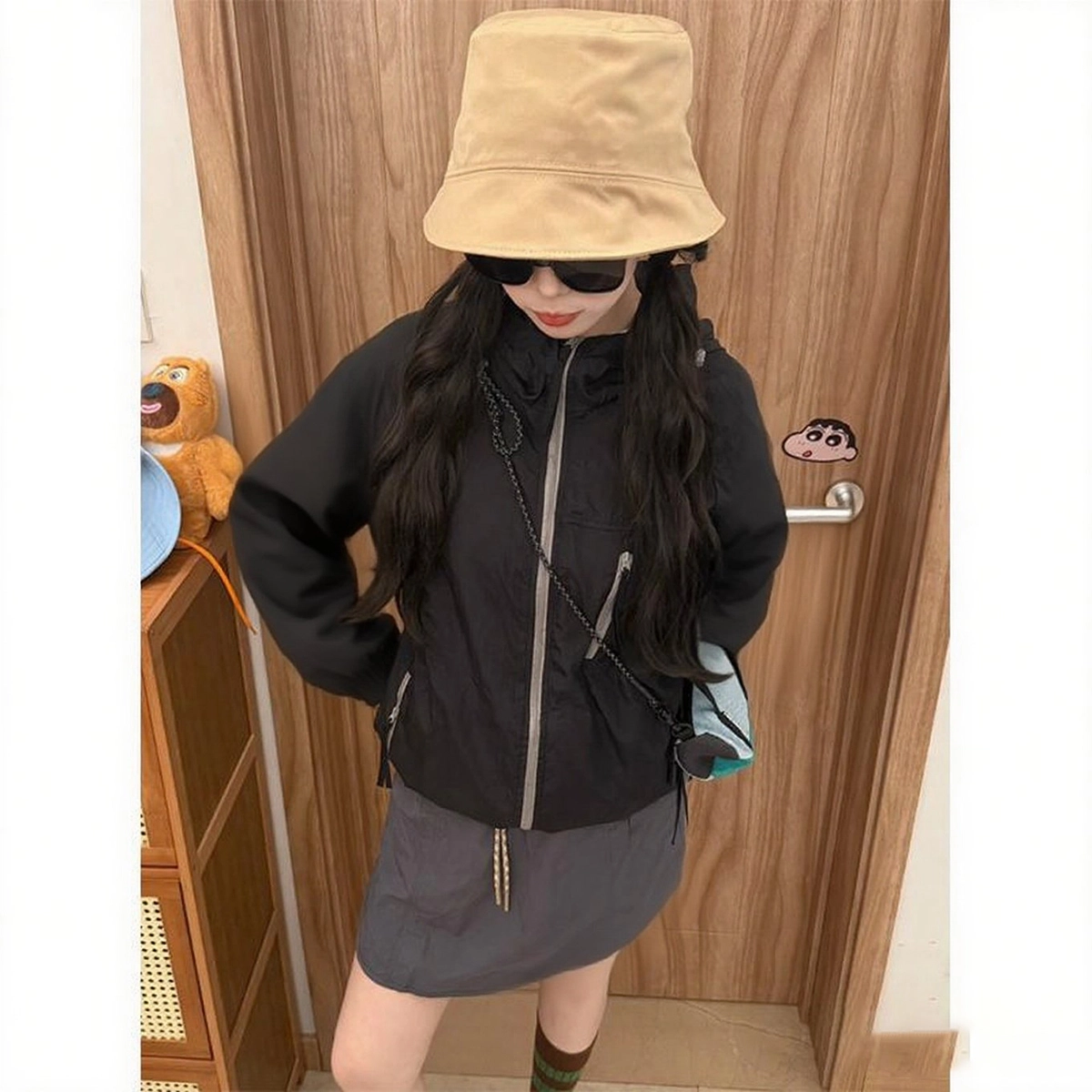 徐百货 多巴胺薄款速干透气百搭户外骑行防晒服 男女同款
