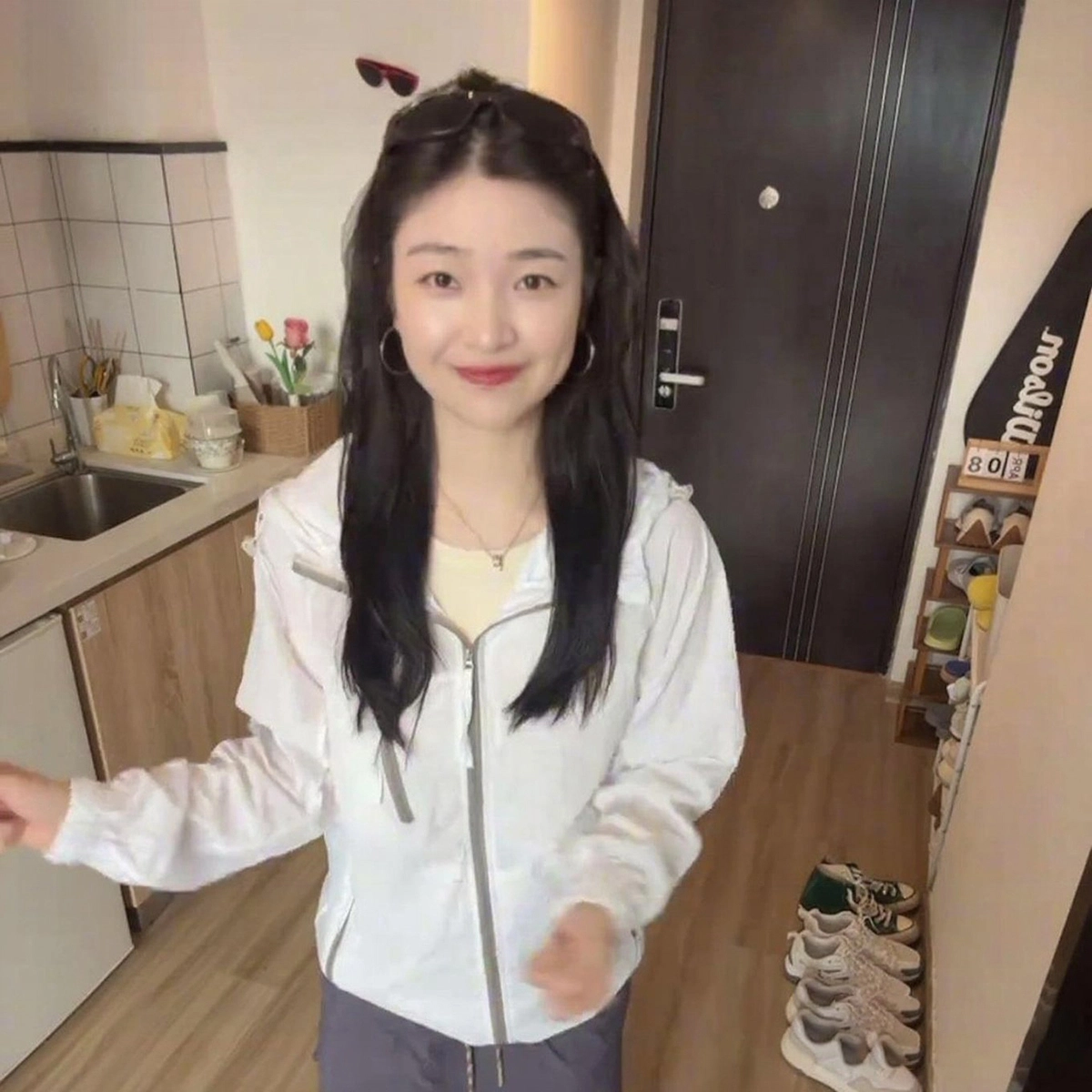 徐百货 美式高级感轻量薄款穿搭长袖连帽外套潮流休闲透气运动撞色百搭夏季防晒服 男女同款