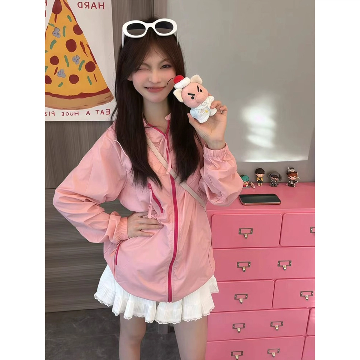 徐百货 多巴胺薄款速干透气百搭户外骑行防晒服 男女同款