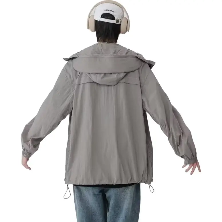多风格速干连帽户外潮流上衣防晒服 男女同款