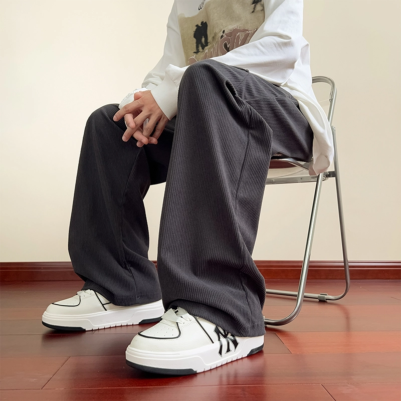 微牛 裤子潮流时尚百搭运动裤宽松直筒休闲裤 男款