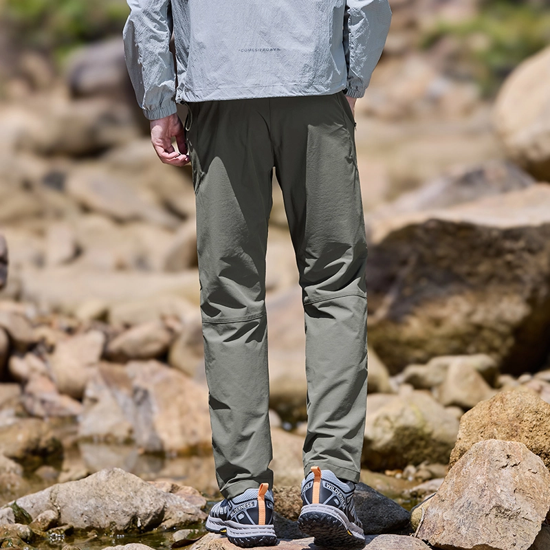 微牛 山系户外潮流嘻哈复古宽松高街机能耐磨登山裤冰丝面料男裤休闲裤 男款