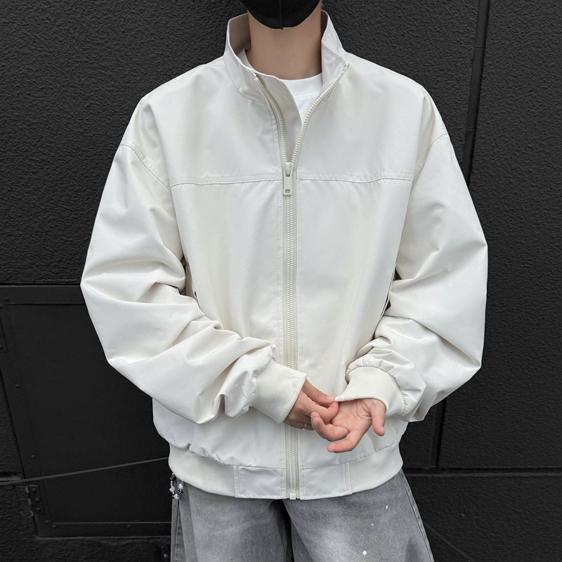 微牛 复古高街飞行员棒球服秋冬棉衣潮外套上衣早秋款潮牌宽松夹克 男款