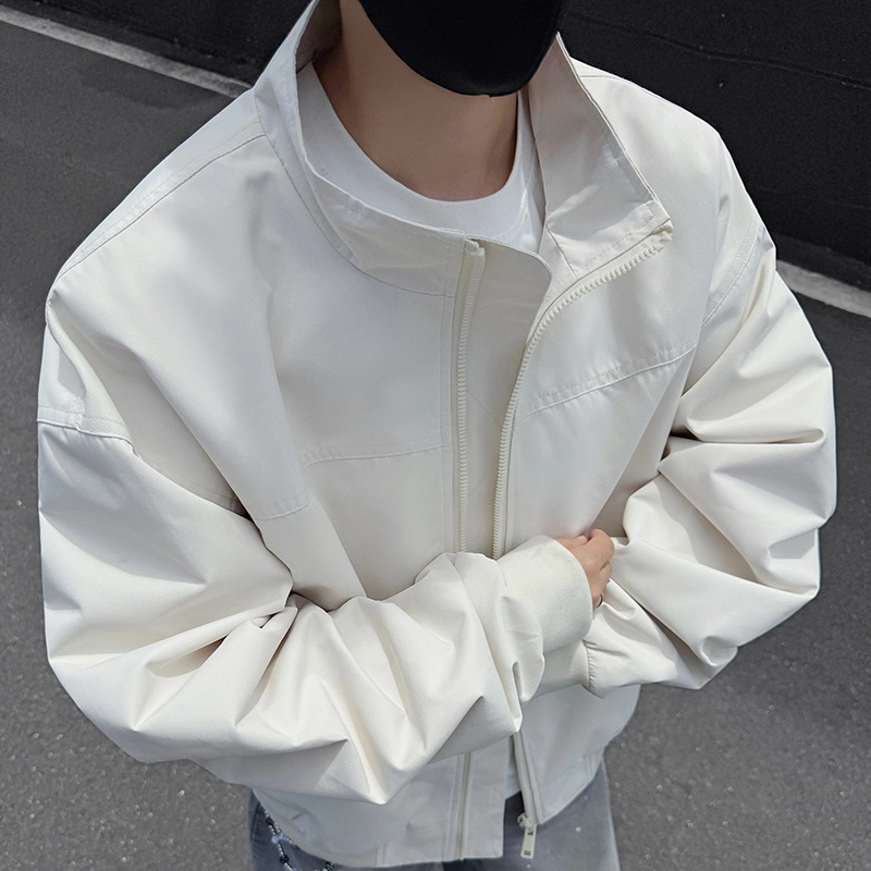微牛 复古高街飞行员棒球服秋冬棉衣潮外套上衣早秋款潮牌宽松夹克 男款
