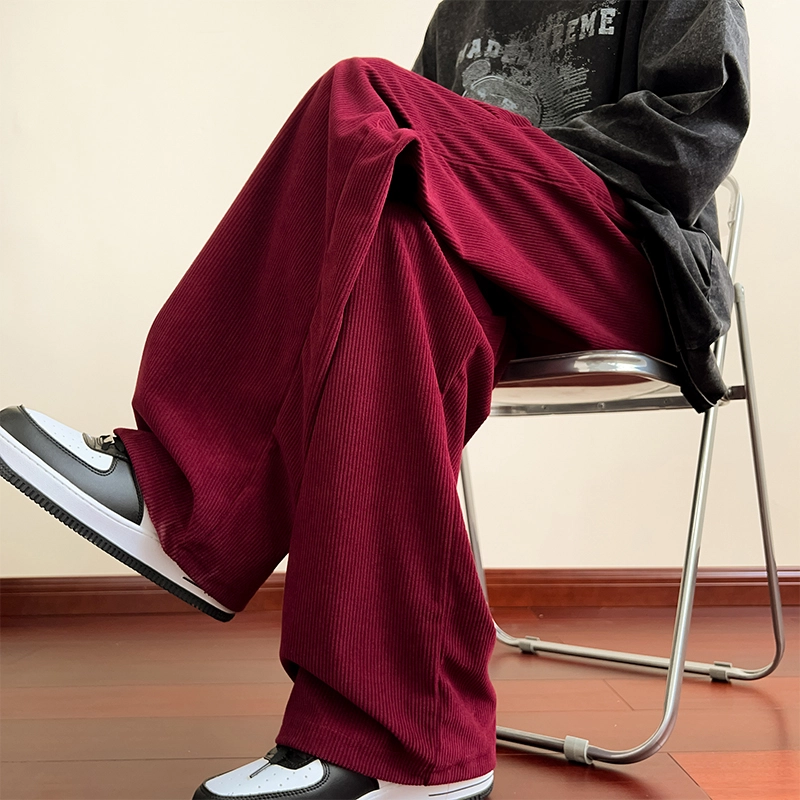 微牛 裤子潮流时尚百搭运动裤宽松直筒休闲裤 男款