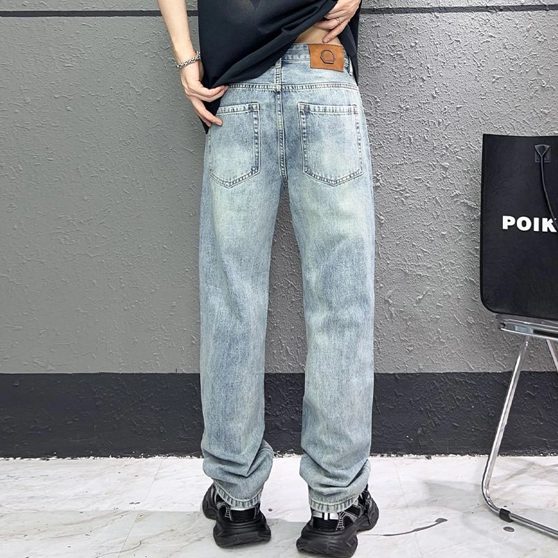 微牛 高端宽松百搭潮牌休闲韩版牛仔裤 男款