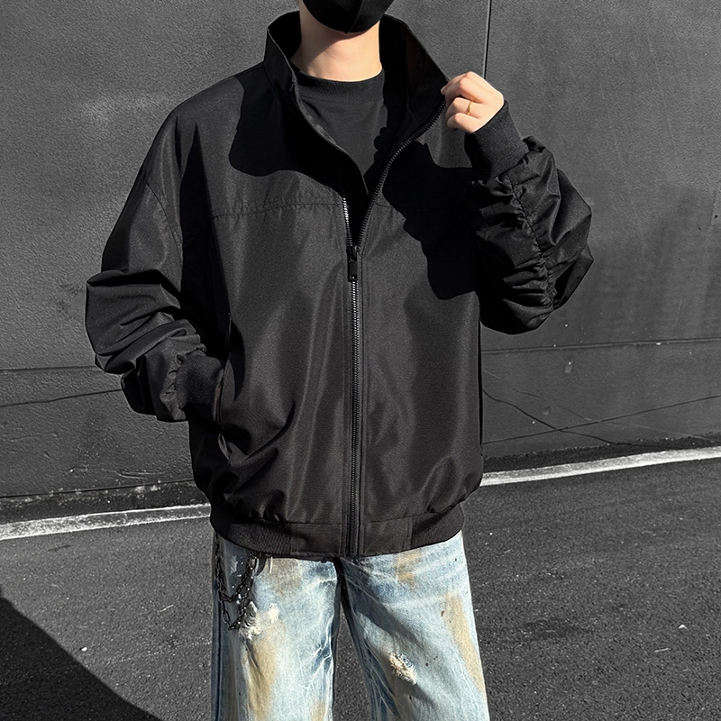微牛 复古高街飞行员棒球服秋冬棉衣潮外套上衣早秋款潮牌宽松夹克 男款