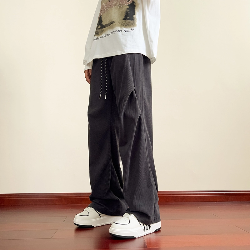 微牛 裤子潮流时尚百搭运动裤宽松直筒休闲裤 男款