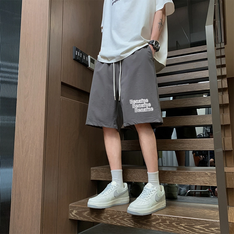 微牛 夏季高端宽松多色百搭外穿潮牌五分裤休闲短裤 男款