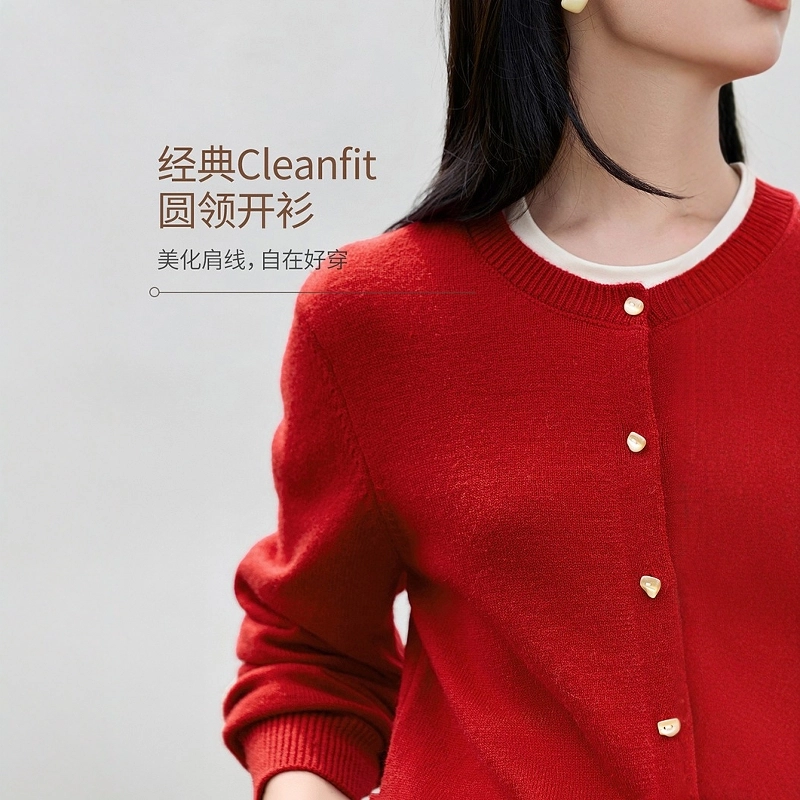 佐塞斯 舒适时尚休闲简约针织衫 女款
