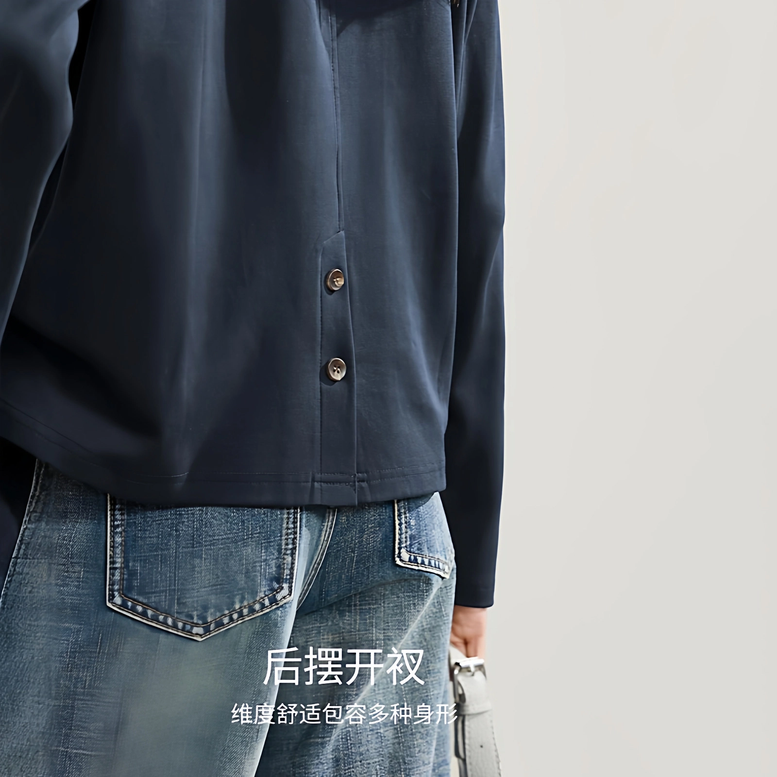 佐塞斯 高端品质轻奢双面棉纯色圆领秋季时尚休闲百搭长袖内搭上衣卫衣 女款