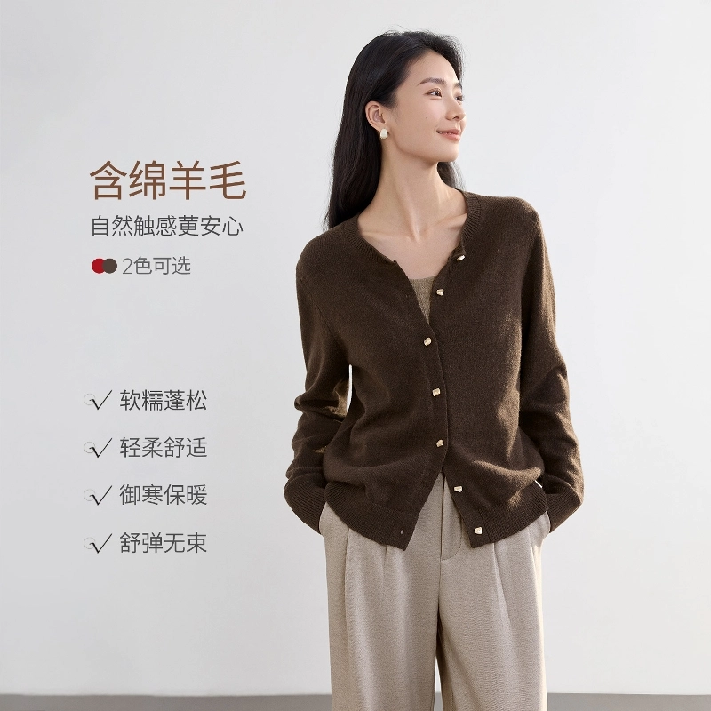 佐塞斯 舒适时尚休闲简约针织衫 女款