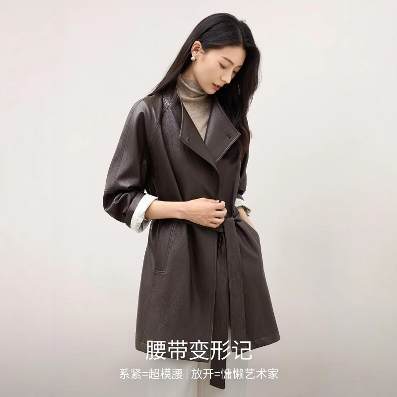 佐塞斯 高端品质复古高级感简约舒适长袖夹克外套 女款