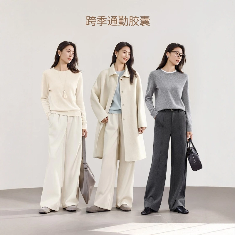 佐塞斯 高端品质轻奢软糯秋冬低领毛衣内搭百搭打底羊绒衫 女款