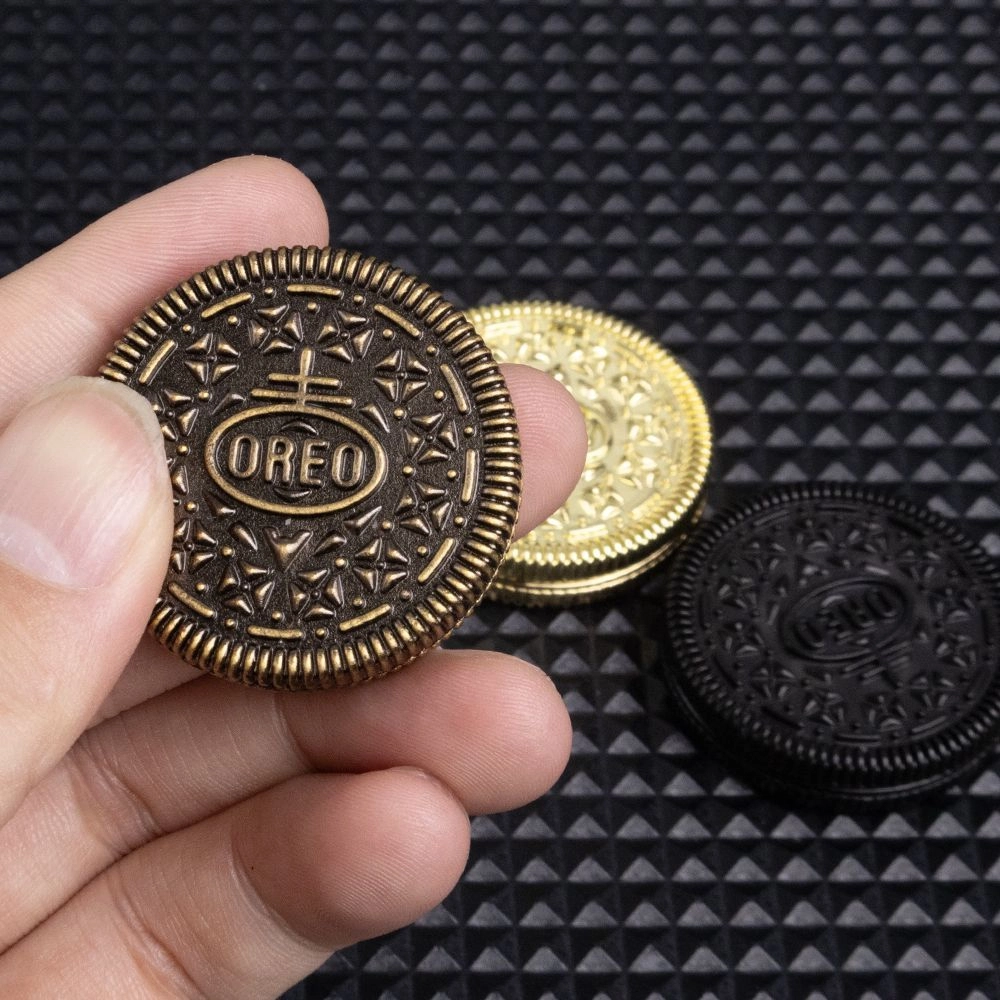 万格 利奥饼干币 金属推牌 静态模型