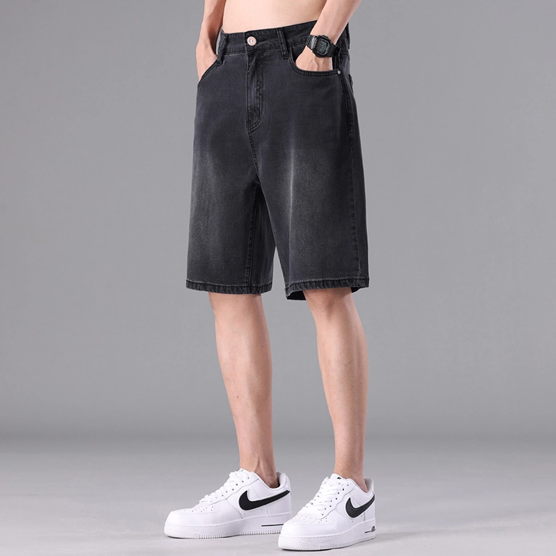 寻星记 多风格水洗做旧百搭休闲服饰牛仔短裤 男女同款