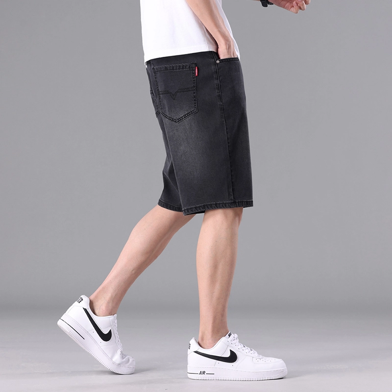 寻星记 多风格水洗做旧百搭休闲服饰牛仔短裤 男女同款