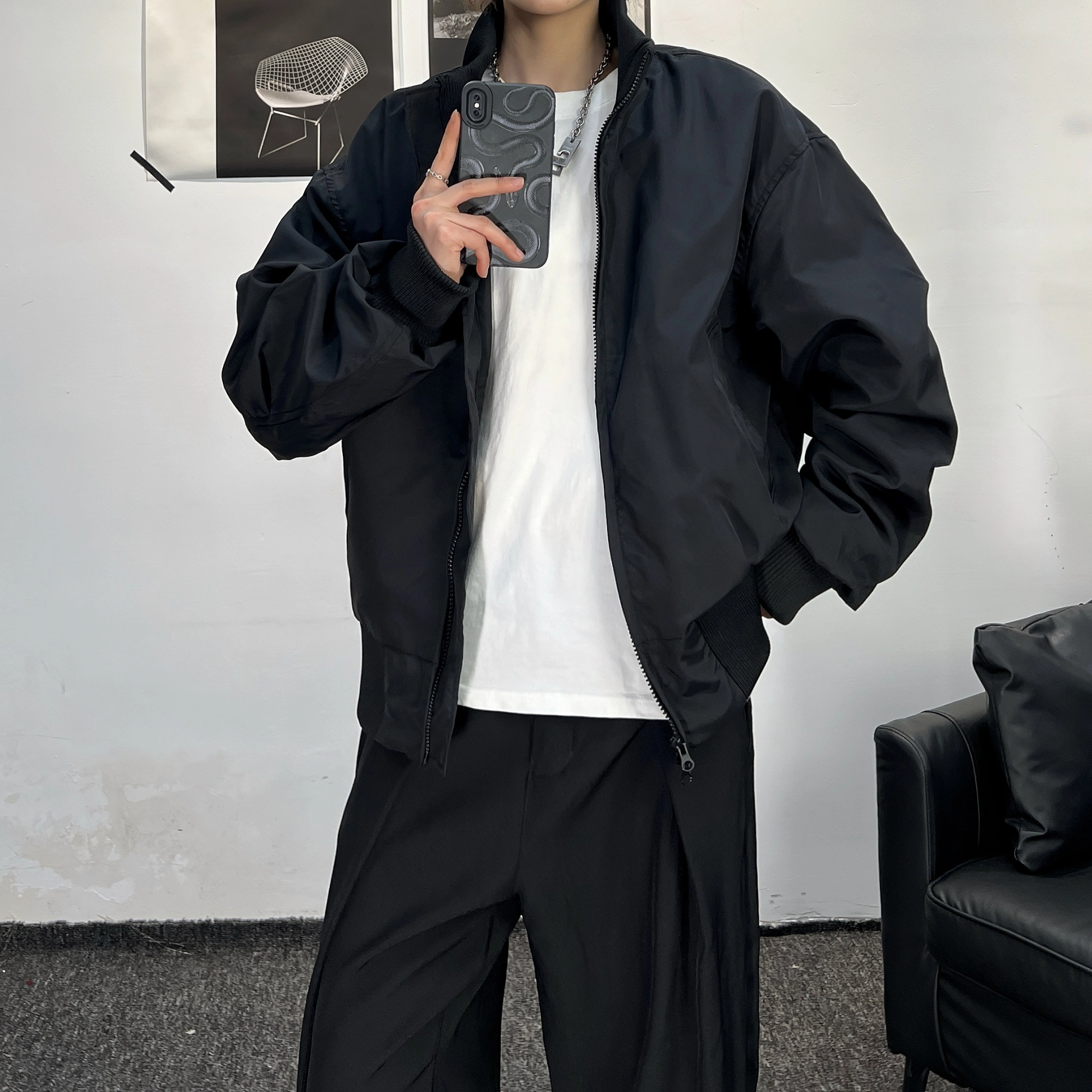 CORNILOT cleanfitbomber