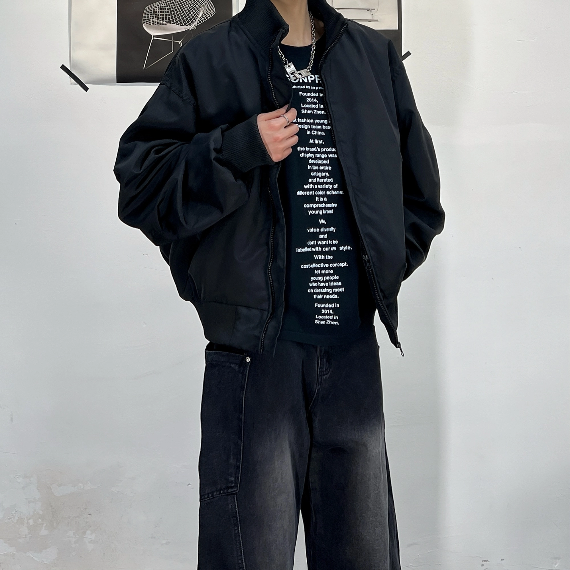 CORNILOT cleanfitbomber
