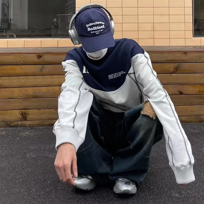 木木兔 美式重磅夏季男士直筒垂感阔腿长裤百搭裤子简约潮流男生牛仔裤国潮穿搭夏天 男款