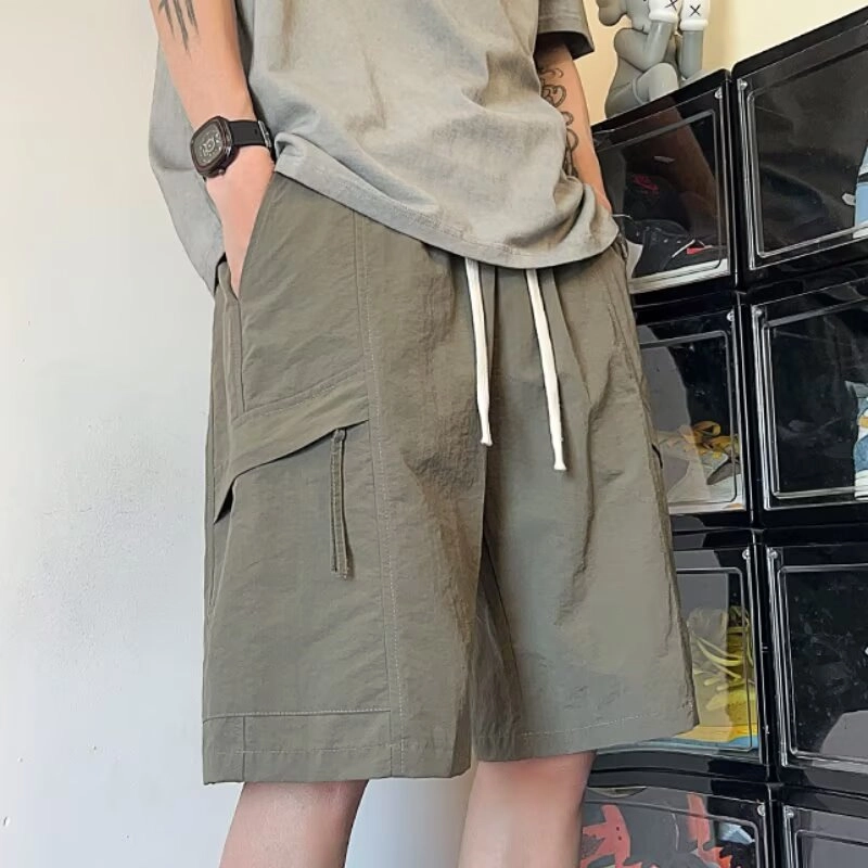 木木兔 美式男士短裤夏季潮流百搭男生裤子薄款宽松运动简约休闲夏天工装裤 男款