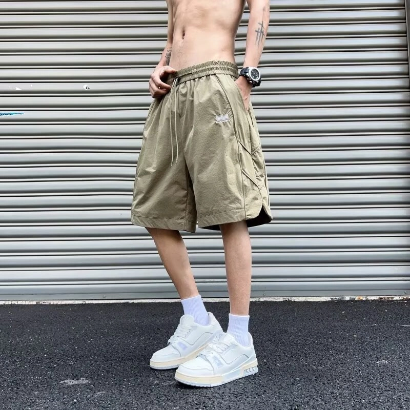 木木兔 美式男士短裤夏季潮流百搭男生裤子网红直筒简约休闲夏天工装裤 男款
