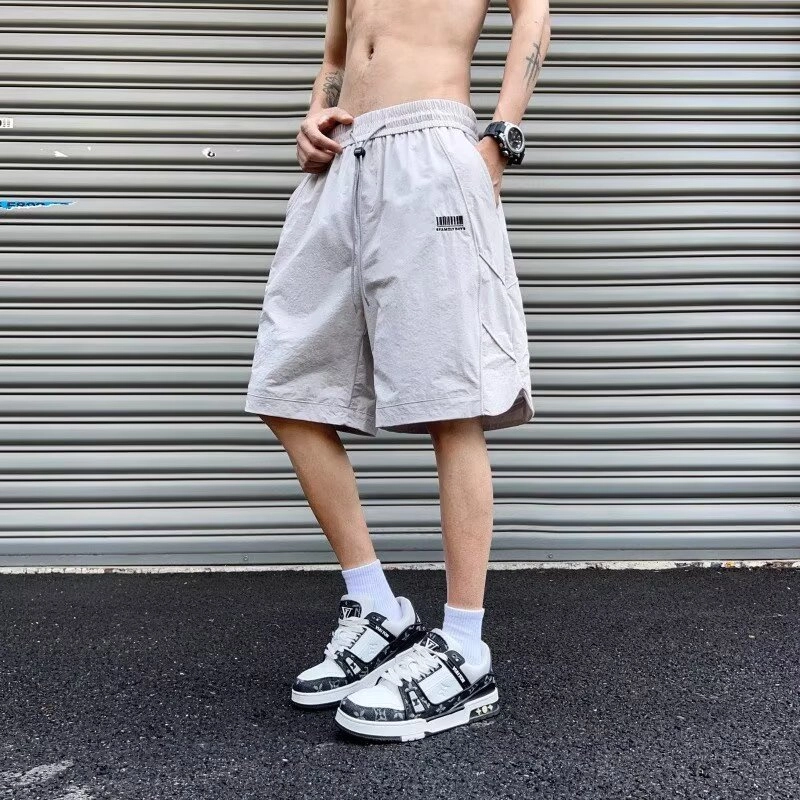 木木兔 美式男士短裤夏季潮流百搭男生裤子网红直筒简约休闲夏天工装裤 男款