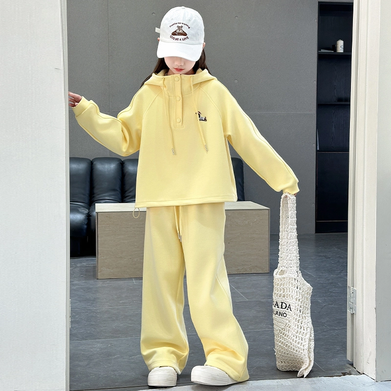 比比我休闲运动套装  女童春秋季腊肠狗大童潮牌小孩衣服 小女孩长袖洋气时髦 舒适帅气轻便