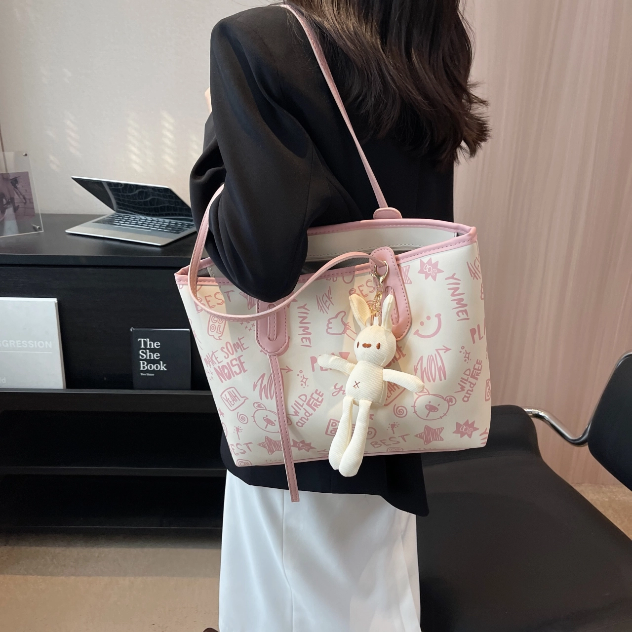 YTARA ins PU Tote