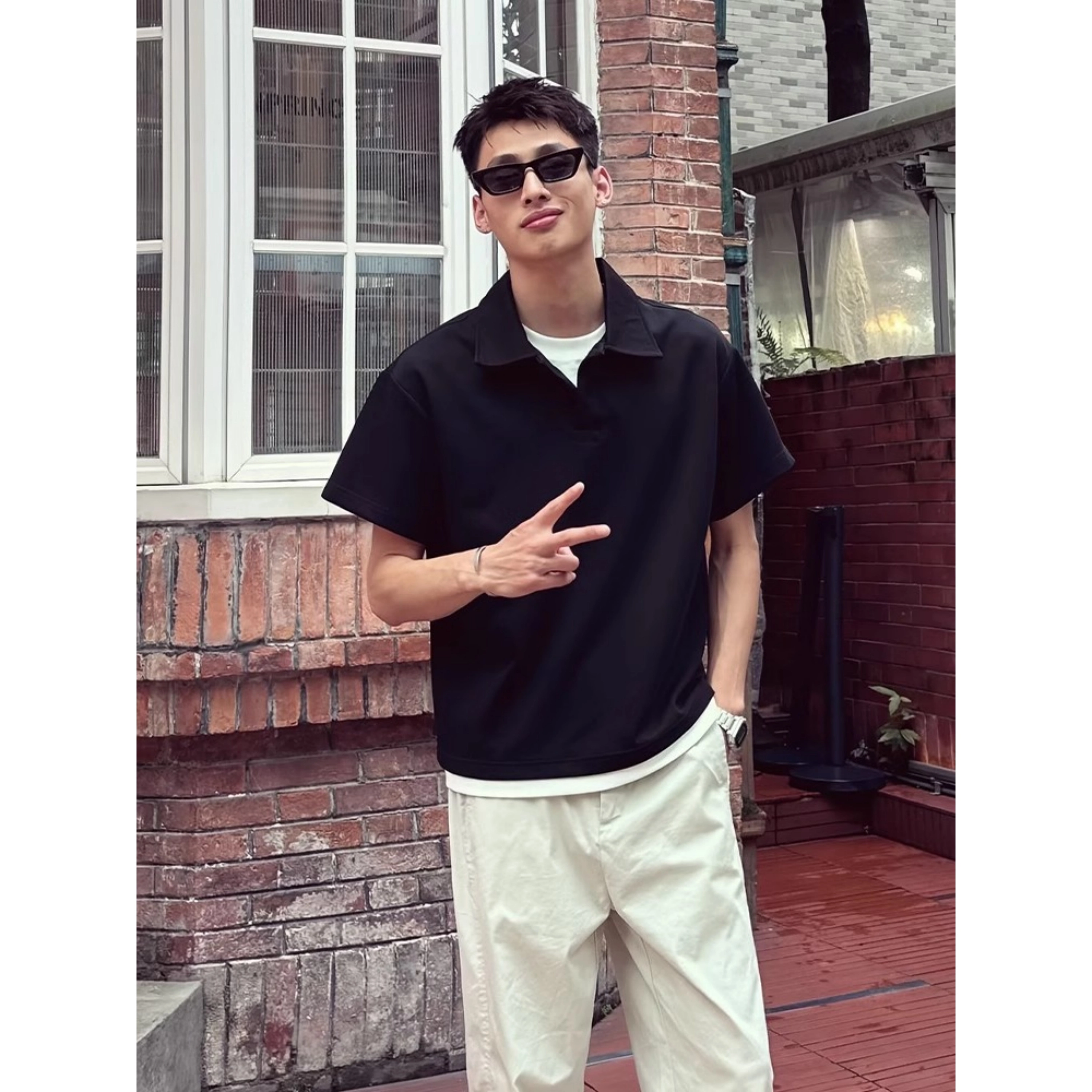 CARE NOTE cleanfitPolo