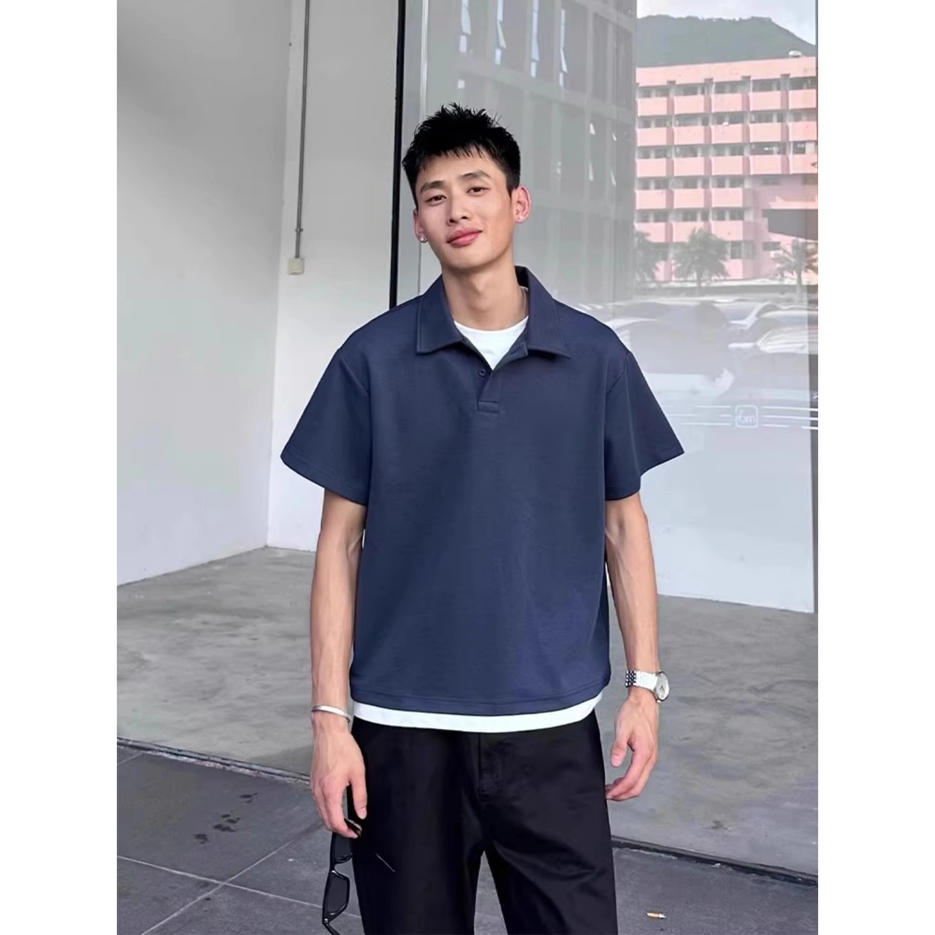 CARE NOTE cleanfitPolo