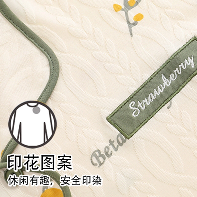 水中花 甜美学生开衫家居服休闲可爱长袖长裤宽松舒适可外穿睡衣套装 女款