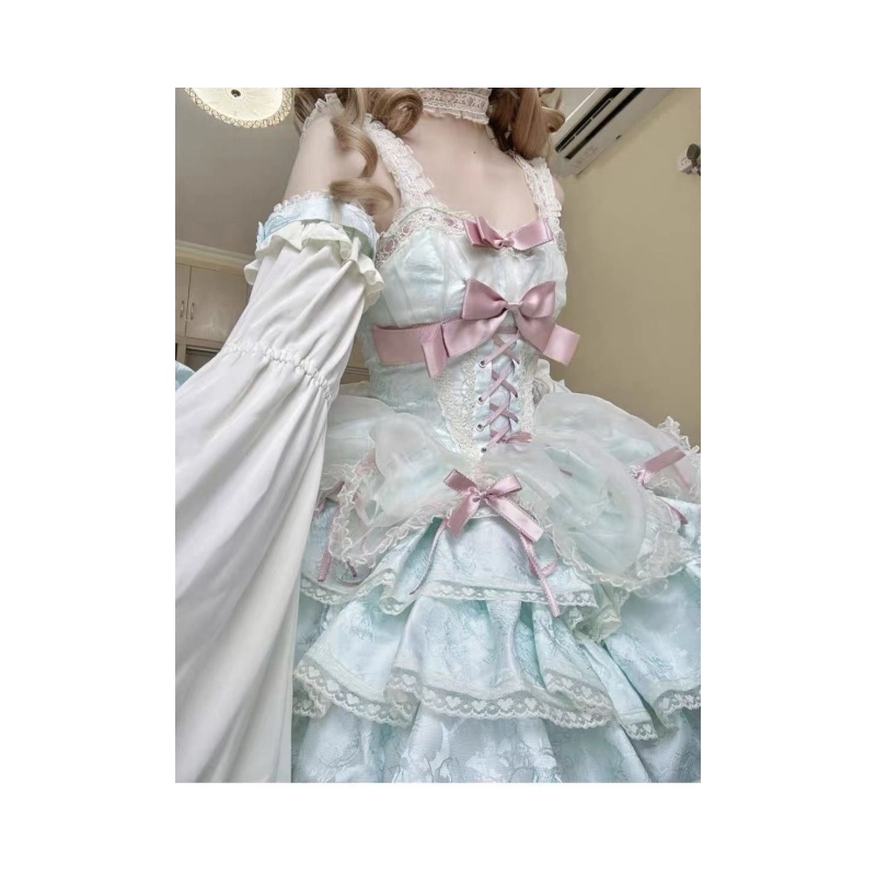 依钗 蔷薇执事 洛丽塔温柔芭蕾风礼服简约萝莉装 女款