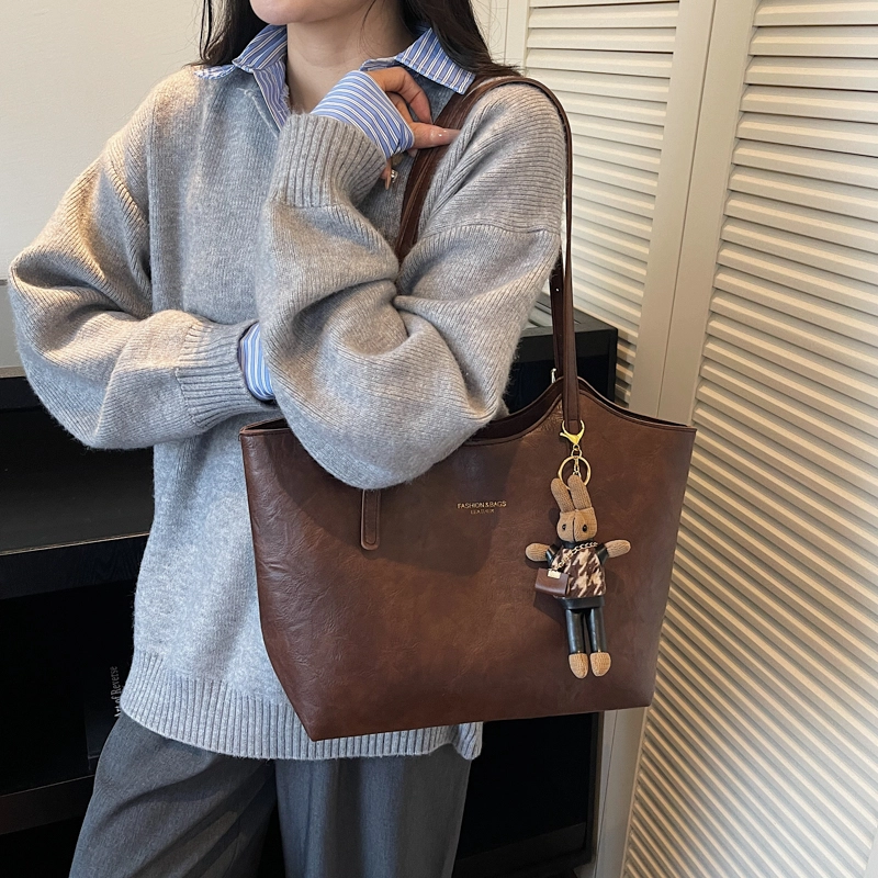 ORANGE BEAN Tote PU