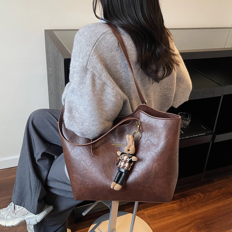ORANGE BEAN Tote PU