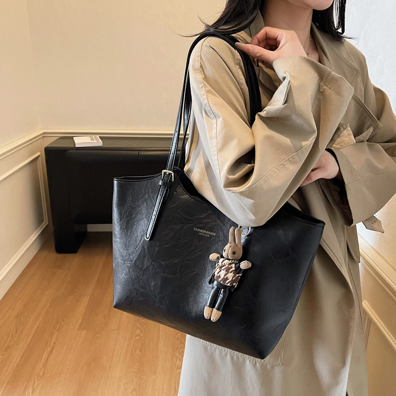 ORANGE BEAN Tote PU