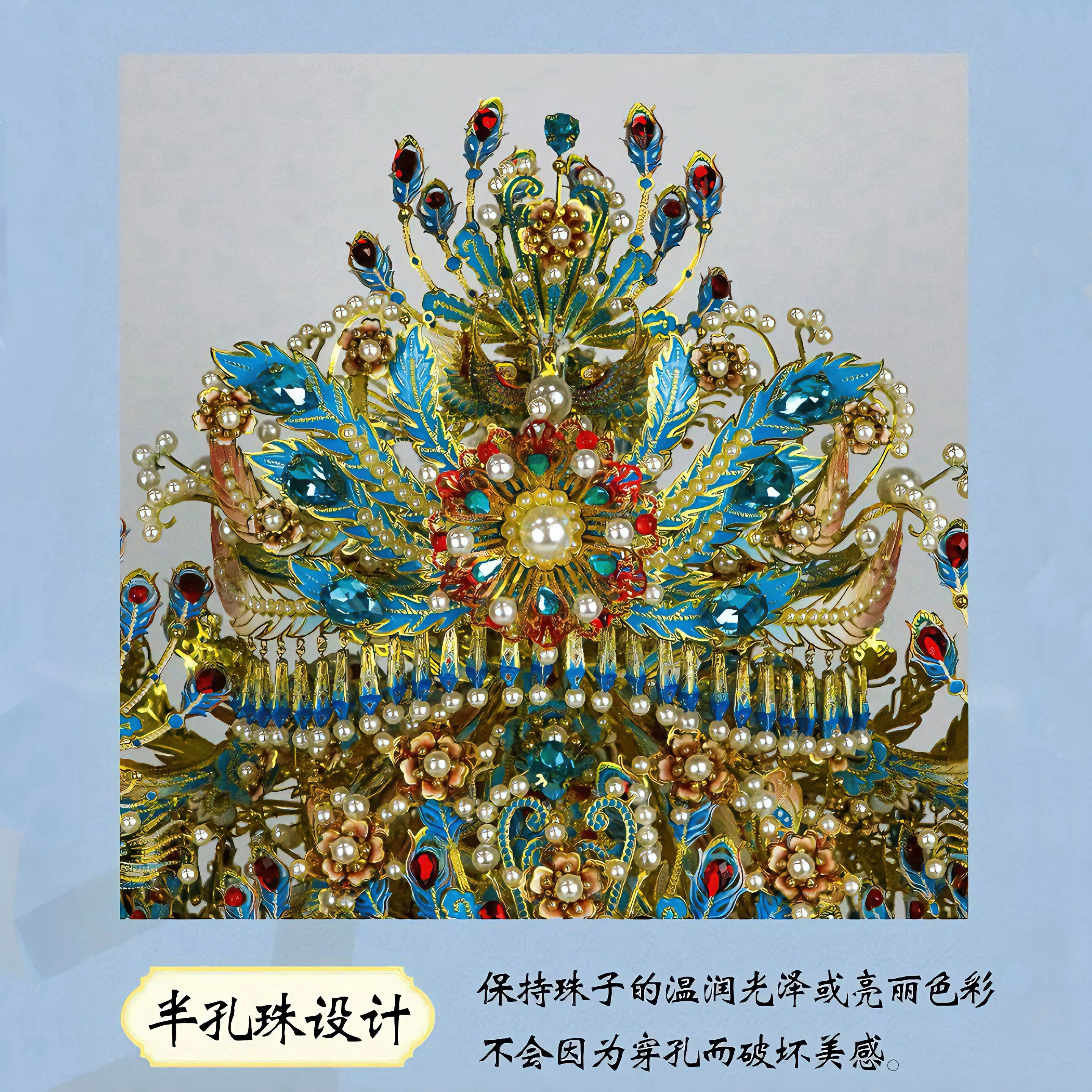 金丝鸾 雅韵鎏金凤冠 其他拼装模型