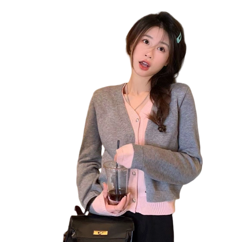 望莱仕 时尚舒适休闲纯色长袖针织衫 女款