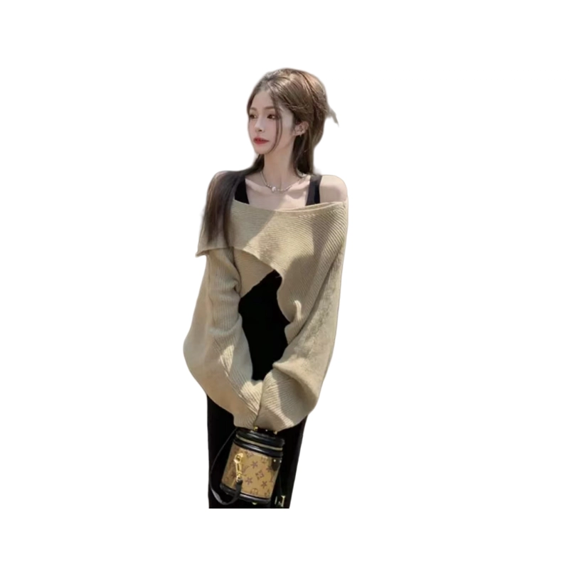 望莱仕 早秋季女小个子法式蝴蝶结显瘦针织衫 女款